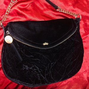 Black Velvet Juicy Couture Shoulder Purse